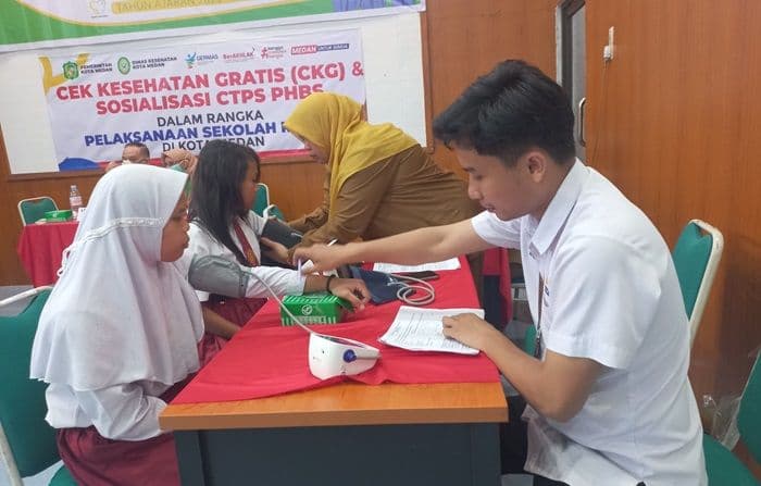 Puluhan Ribu Siswa di Medan Sudah Manfaatkan Program Cek Kesehatan Gratis