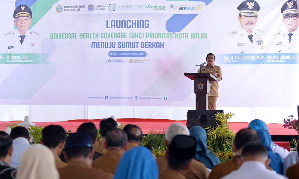 Sekdaprov Sumut Minta Program UHC Prioritas di Binjai Didukung Pelayanan Kesehatan Optimal