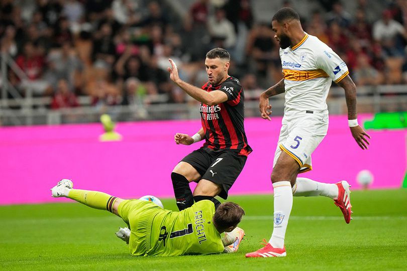 Gol Gimenez, Nkunku, dan Pulisic Pastikan Kemenangan Telak AC Milan atas Lecce