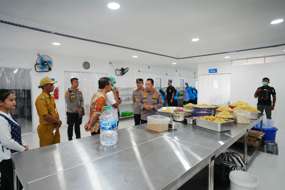 Kapolri Tinjau SPPG Pabelan, Dorong Penguatan Food Security