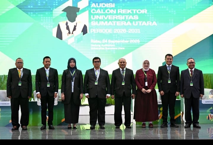 Audisi Rektor USU 2026-2031 Berjalan Sukses, 8 Calon Paparkan Program Kerja Terbaiknya