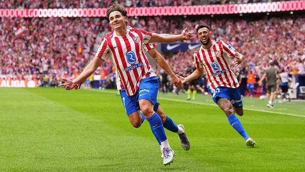 Atletico Libas Madrid 5-2, Julian Alvarez Jadi Bintang Utama
