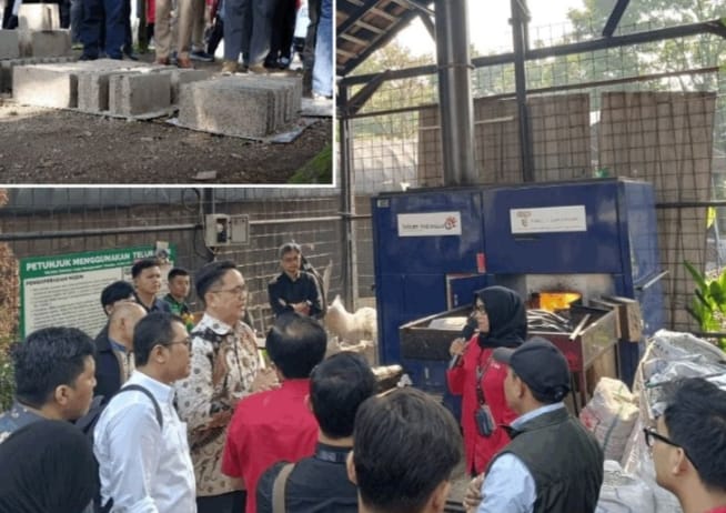 Inovasi Pengelolaan Sampah Ramah Lingkungan, Dirjen Risbang Tinjau Perguruan Tinggi