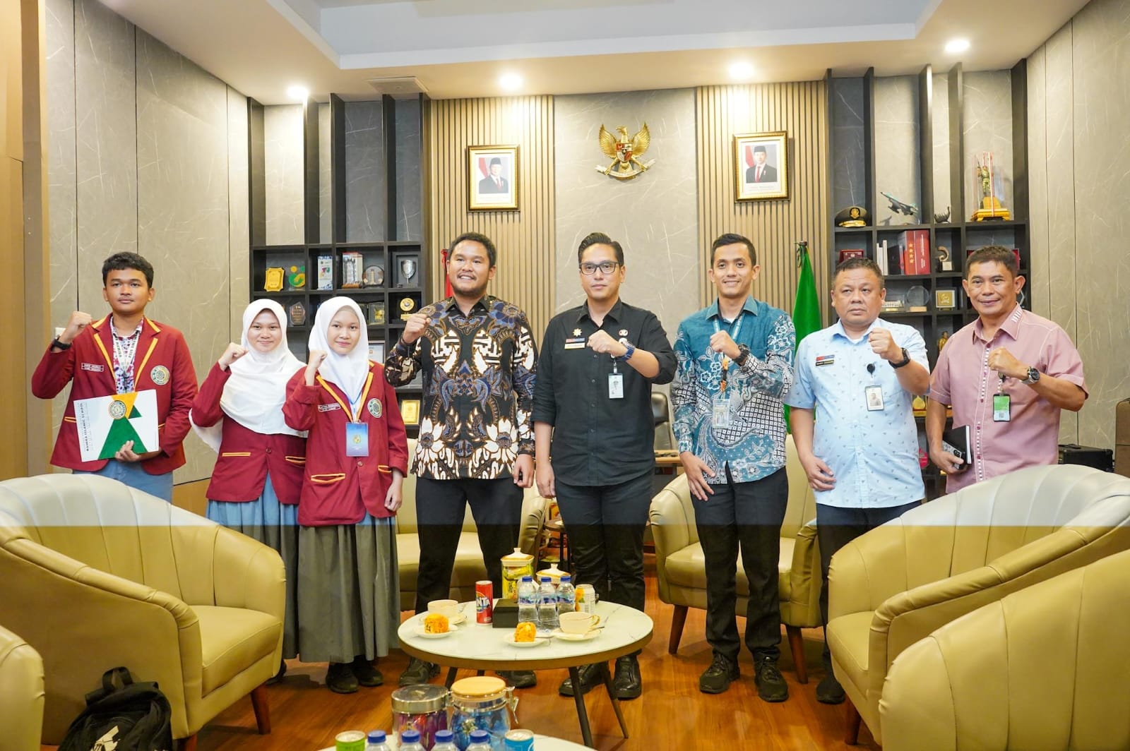 Rico Waas Terima Kunjungan Siswa, Siap Dukung Namira Talent Competition 4