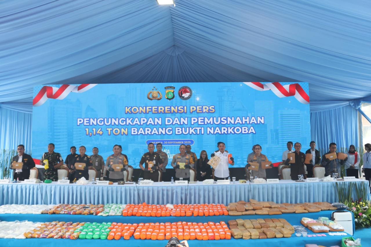 Polda Metro Jaya Ungkap 1.719 Kasus Narkoba