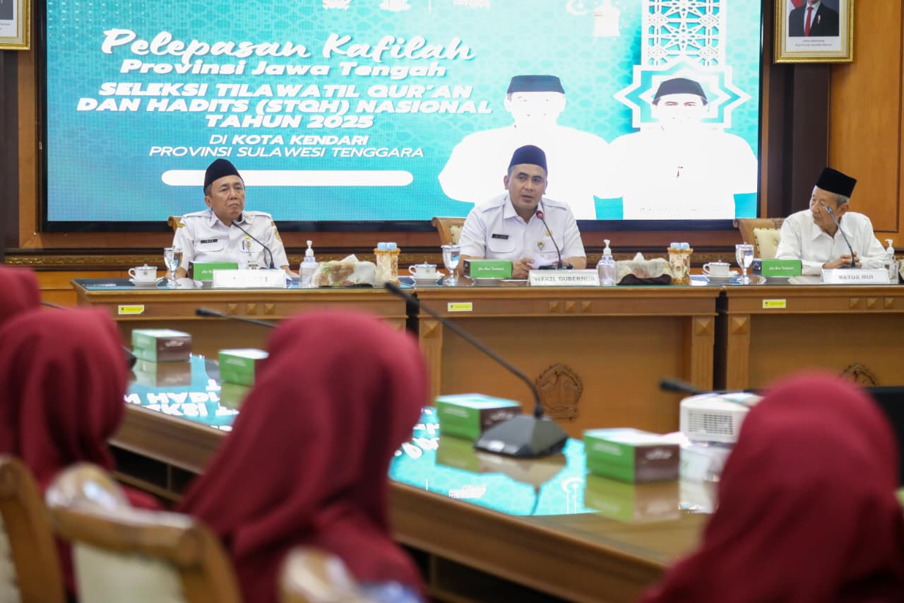 Kafilah STQH Siap Harumkan Jawa Tengah, Taj Yasin Sampaikan Optimisme