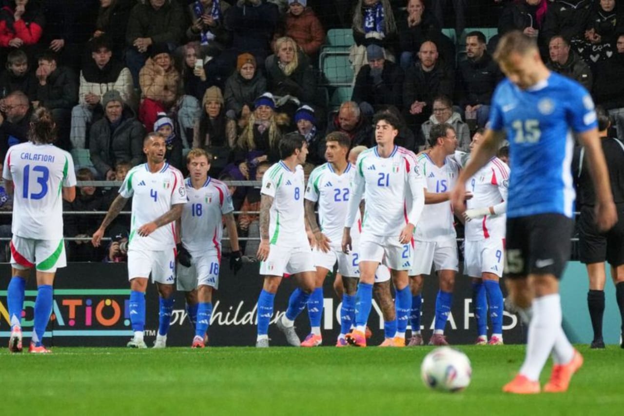 Italia Lanjutkan Tren Positif, Taklukkan Estonia 3-1 di Kualifikasi Piala Dunia 2026