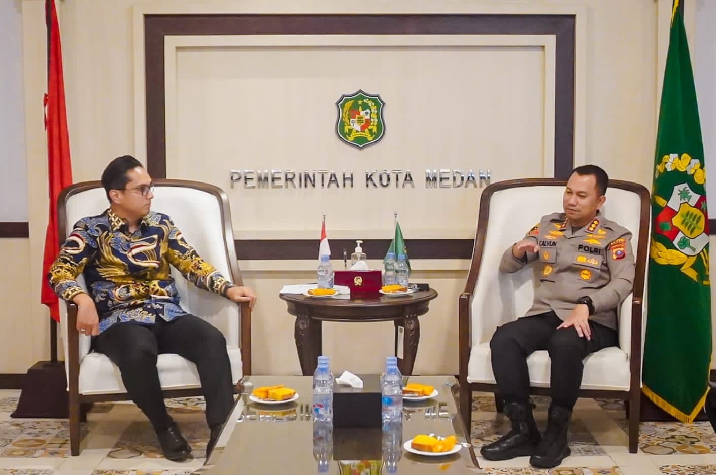 Wali Kota Medan dan Kapolrestabes Bahas Solusi Permasalahan Kota serta Dukung Program Nasional