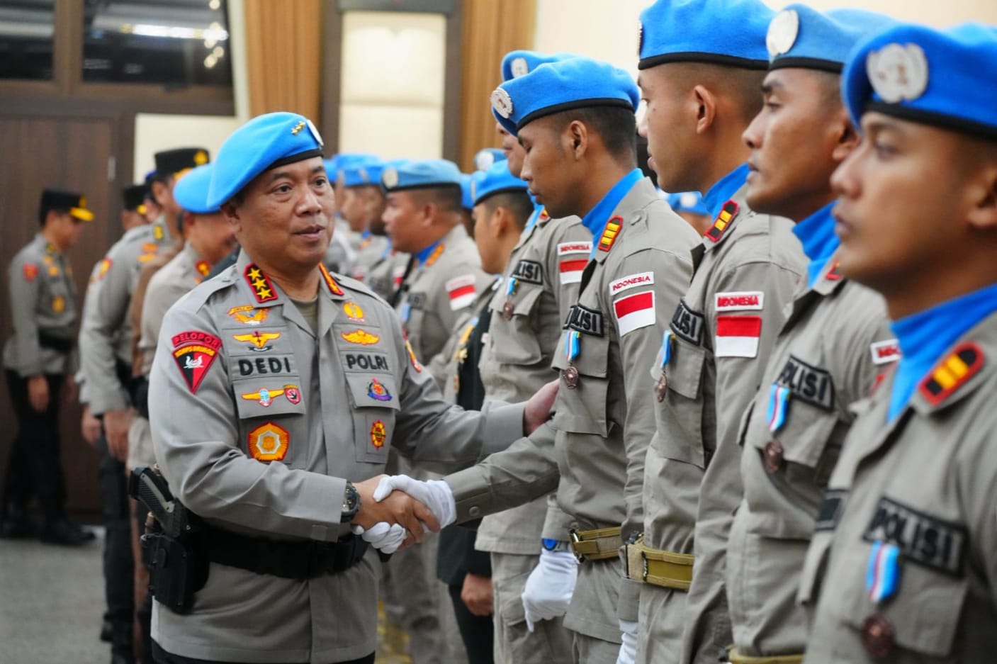 Wakapolri Apresiasi 139 Personel Polri Sukses Jalankan Misi Perdamaian PBB di Afrika Tengah