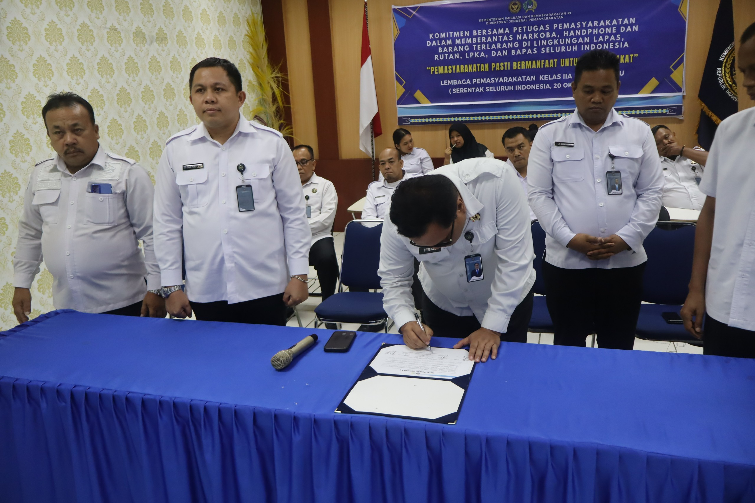 Lapas Pancurbatu Teguhkan Komitmen Berantas Narkoba dan Barang Terlarang