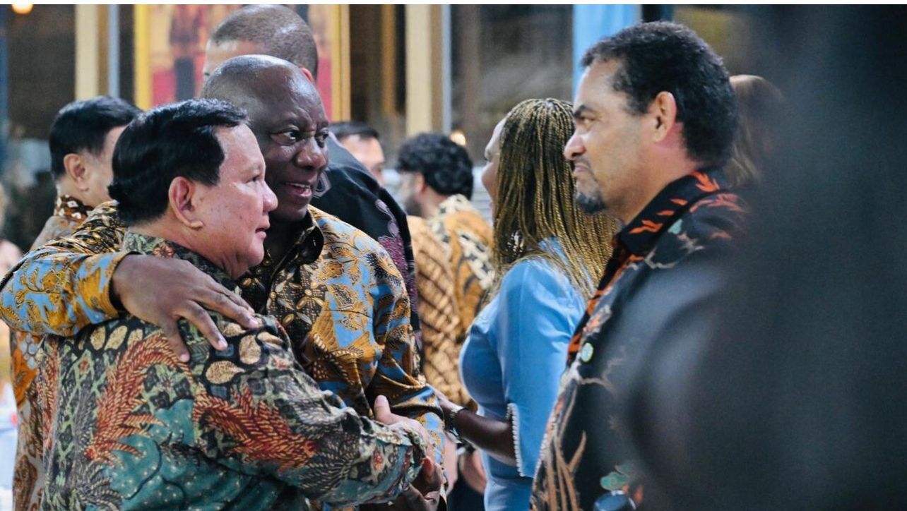 Presiden Prabowo Gelar Jamuan Santap Malam untuk Presiden Ramaphosa, Batik Jadi Simbol Diplomasi