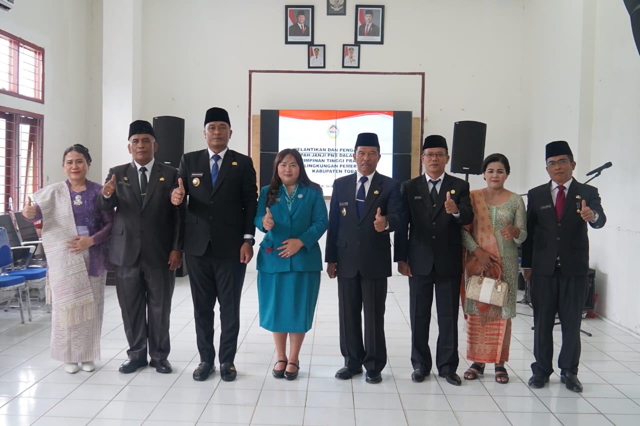 Pelantikan Faber Napitupulu sebagai Plh Sekda Toba, Bupati Effendi Haturkan Terima Kasih untuk Augus Sitorus