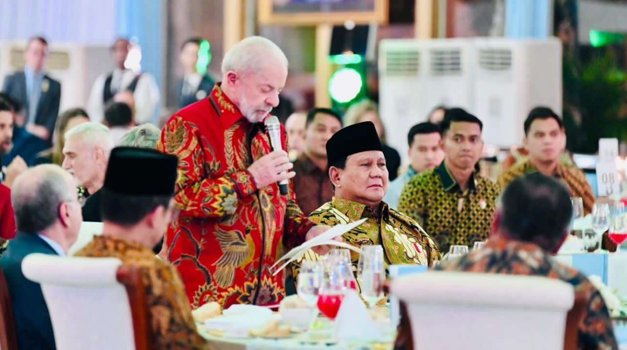Keakraban Diplomatik di Jakarta, Presiden Prabowo Gelar Jamuan Malam untuk Presiden Lula da Silva