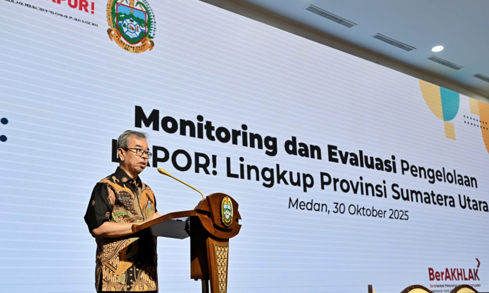 Pemprov Sumut Tindaklanjuti 97,5 Persen Aduan Masyarakat Melalui SP4N-LAPOR!