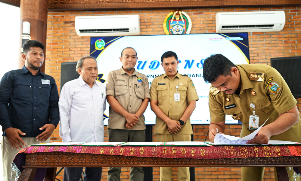 Gubernur Sumut Bobby Nasution Teken MoU Bersama NGO, Perkuat Konservasi dan Perlindungan Keanekaragaman Hayati