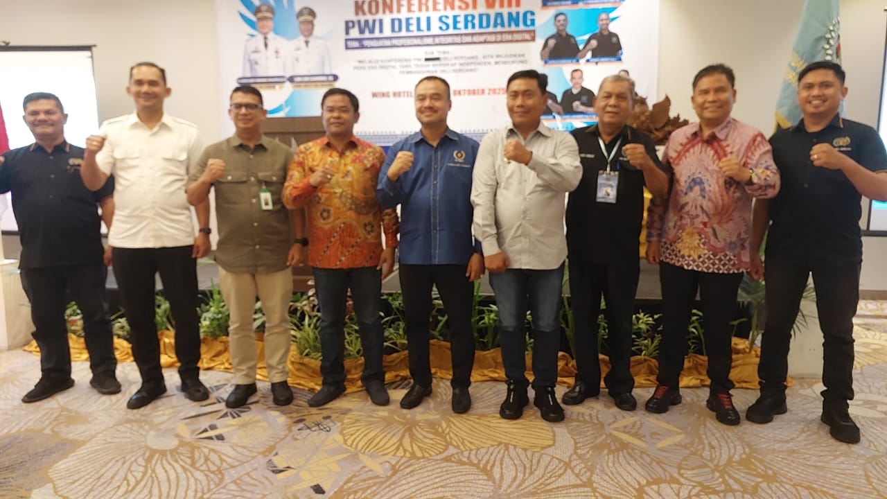 Terpilih Secara Aklamasi, Lisbon Situmorang Jabat Ketua PWI Deliserdang: Farianda Dorong Silaturahmi dan Profesionalisme Wartawan