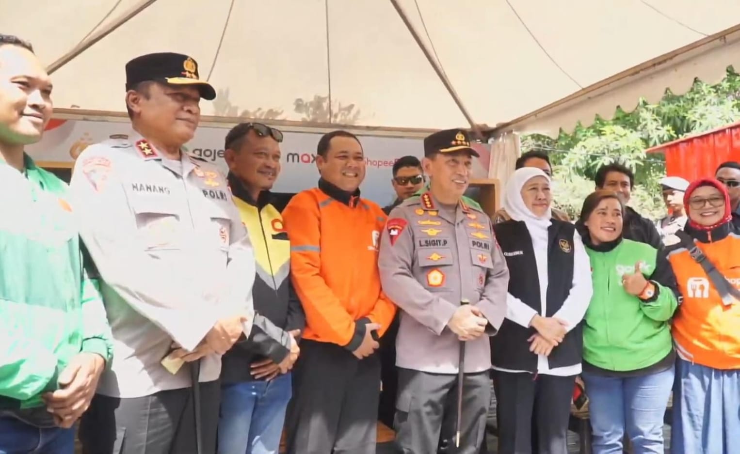 Kapolri Ajak Komunitas Ojol Bersinergi Jaga Kamtibmas di Jawa Timur