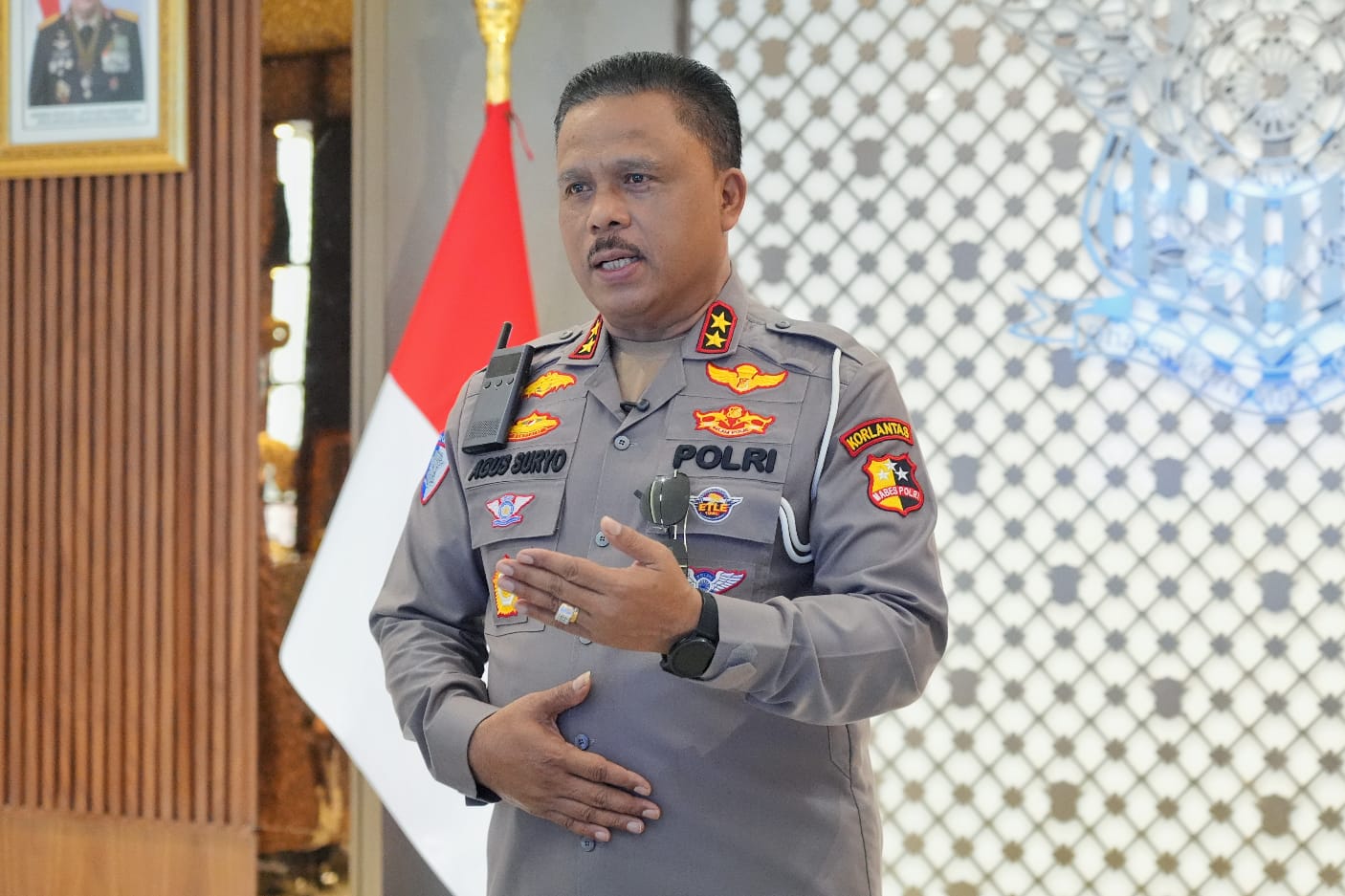 Kakorlantas Polri Perintahkan Patroli Presisi Berperisai Cahaya untuk Cegah Balap Liar