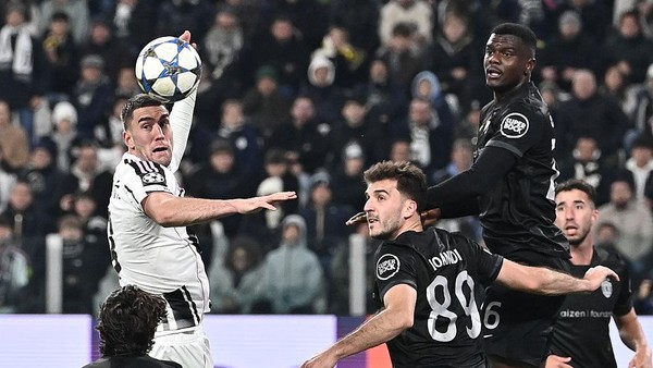 Juventus Ditahan Imbang Sporting 1-1 di Liga Champions