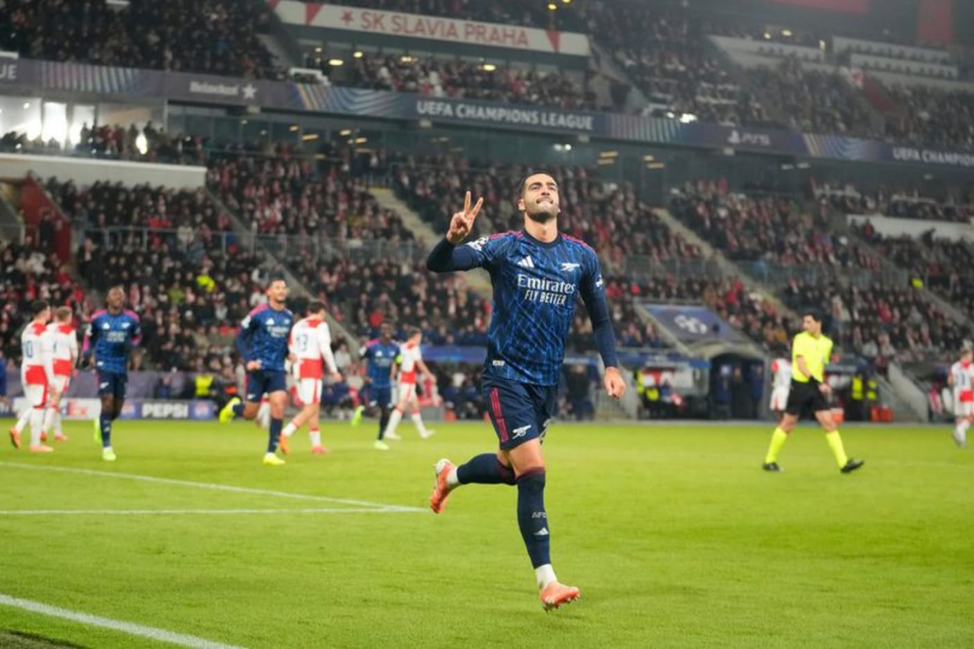 Arsenal Hajar Slavia Praha 3-0 di Liga Champions, Mikel Merino Jadi Pahlawan Tak Terduga