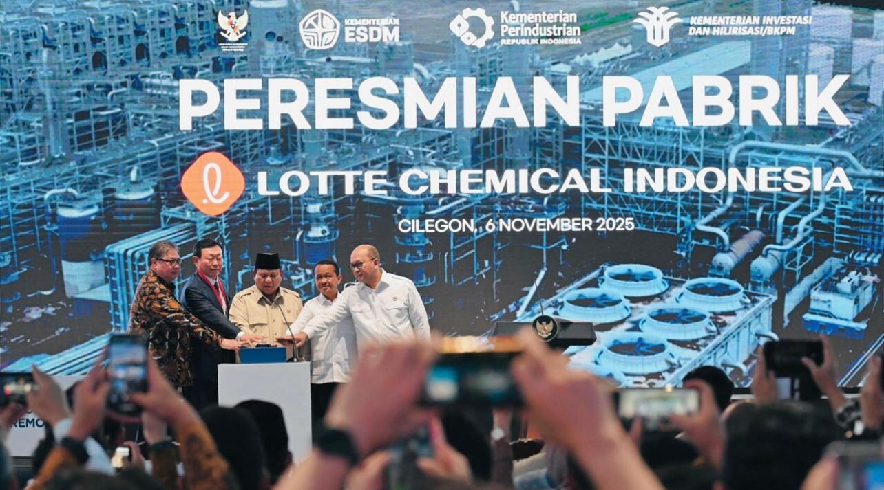 Pabrik Petrokimia Senilai USD3,9 M di Cilegon Diresmikan Presiden Prabowo