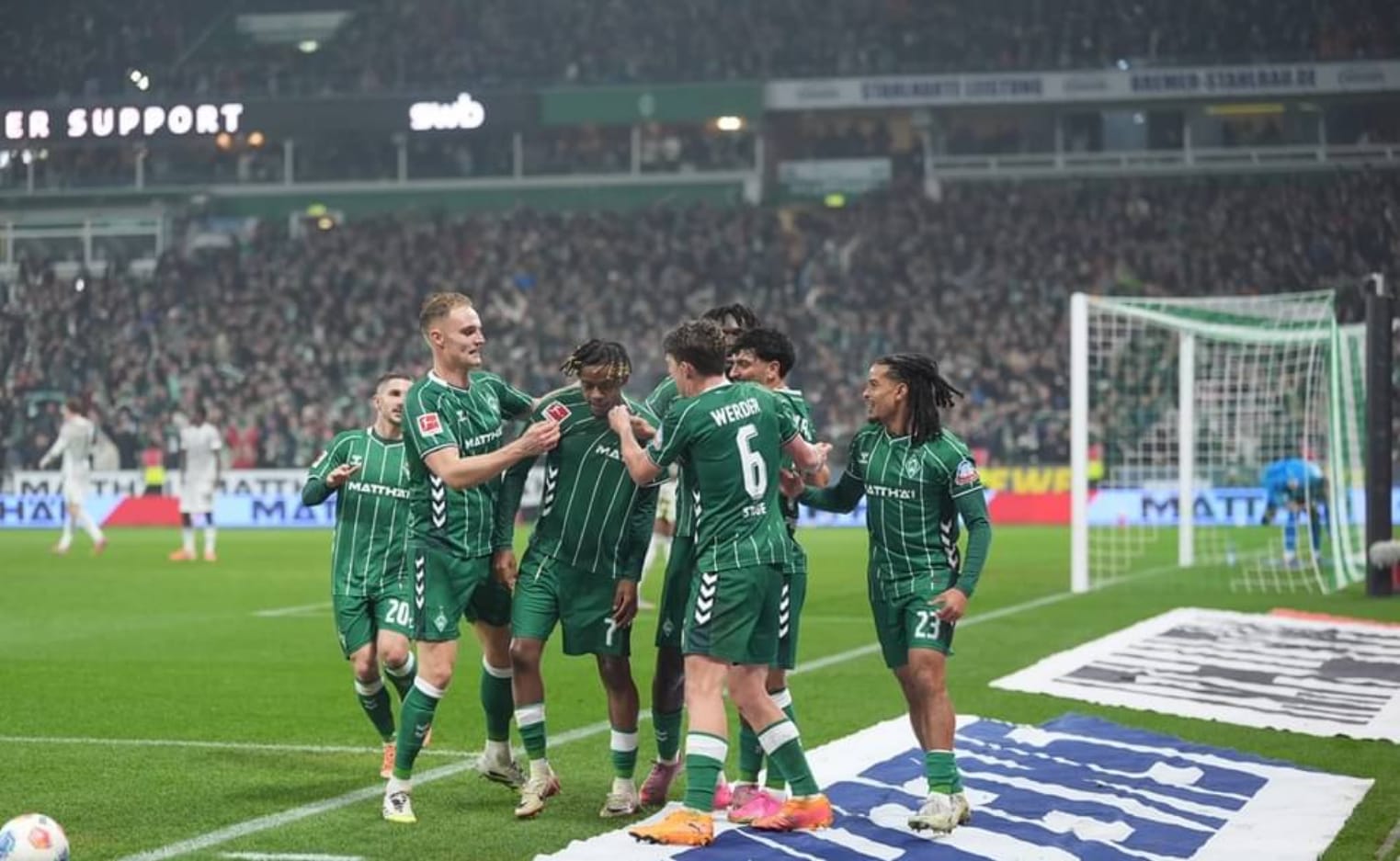 Mbangula Cetak Gol Dramatis, Werder Bremen Kalahkan Wolfsburg 2-1