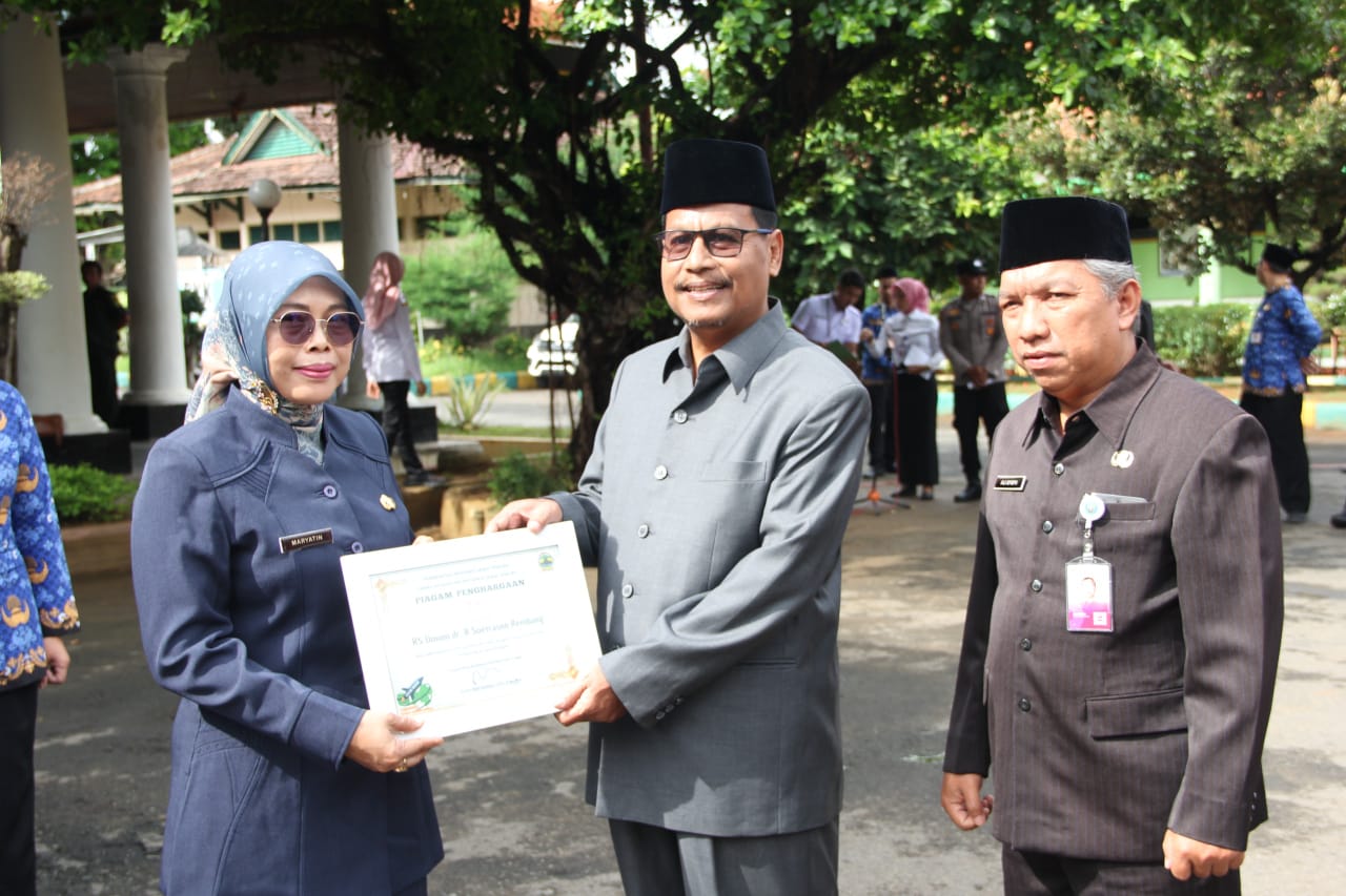 Program Speling Terbanyak se-Jateng, RSUD dr R Soetrasno Rembang Sabet Penghargaan