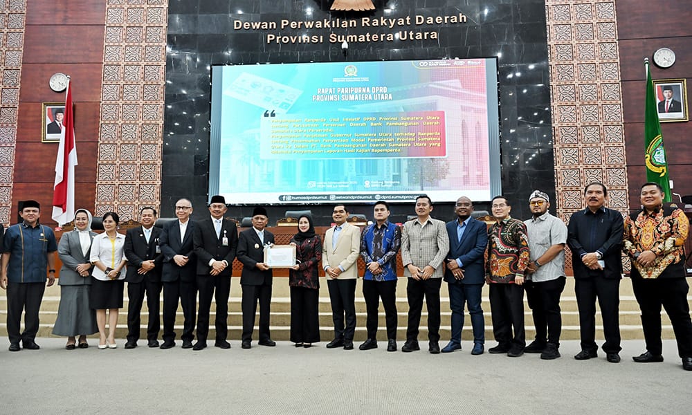 Ranperda Tambahan Modal ke Bank Sumut Diajukan Pemprov Sumut lewat Optimalisasi Aset Daerah