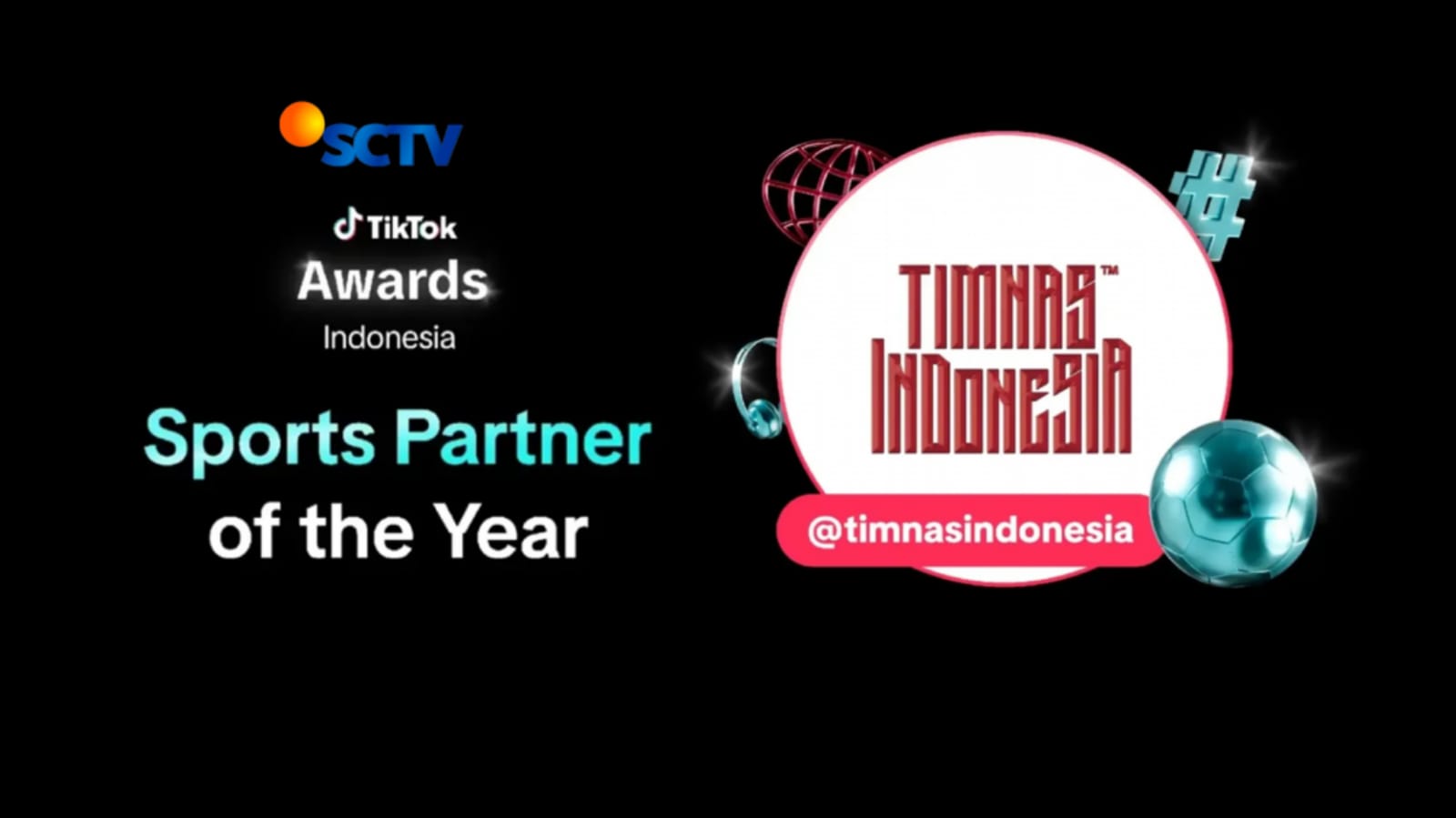 Akun TikTok Timnas Indonesia Raih Penghargaan Sports Partner of the Year 2025