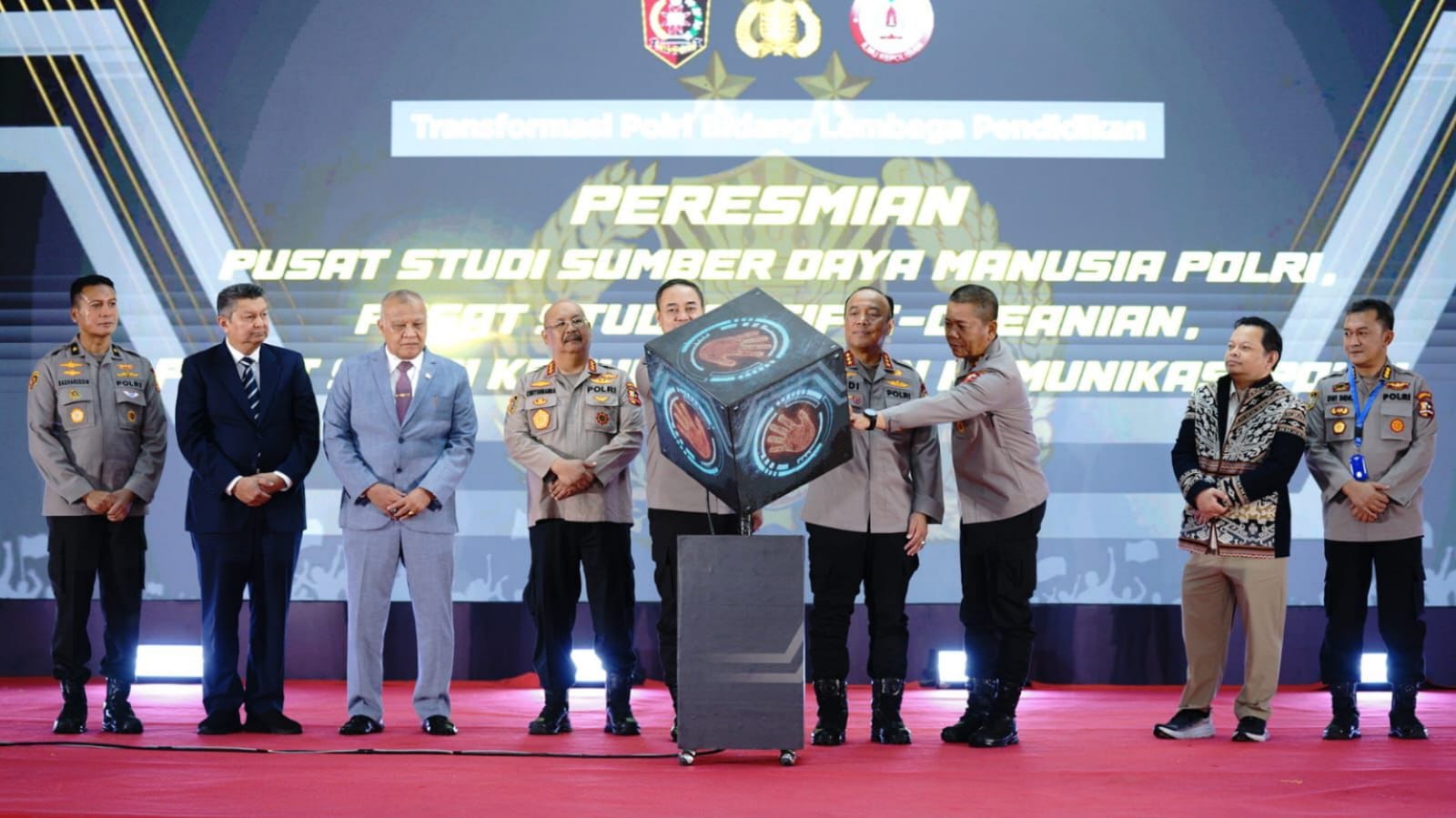 STIK Lemdiklat Polri Resmikan Tiga Pusat Studi Baru untuk Perkuat Riset Kepolisian