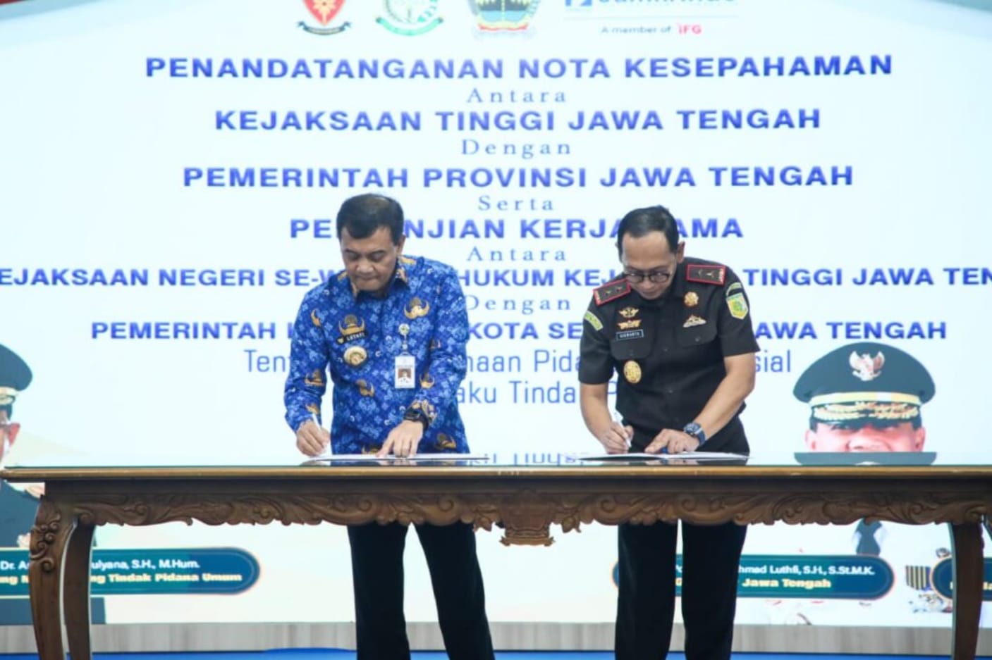 Pemprov Jateng-Kejati Teken MoU Pidana Kerja Sosial, Siapkan Implementasi Penuh KUHP 2026