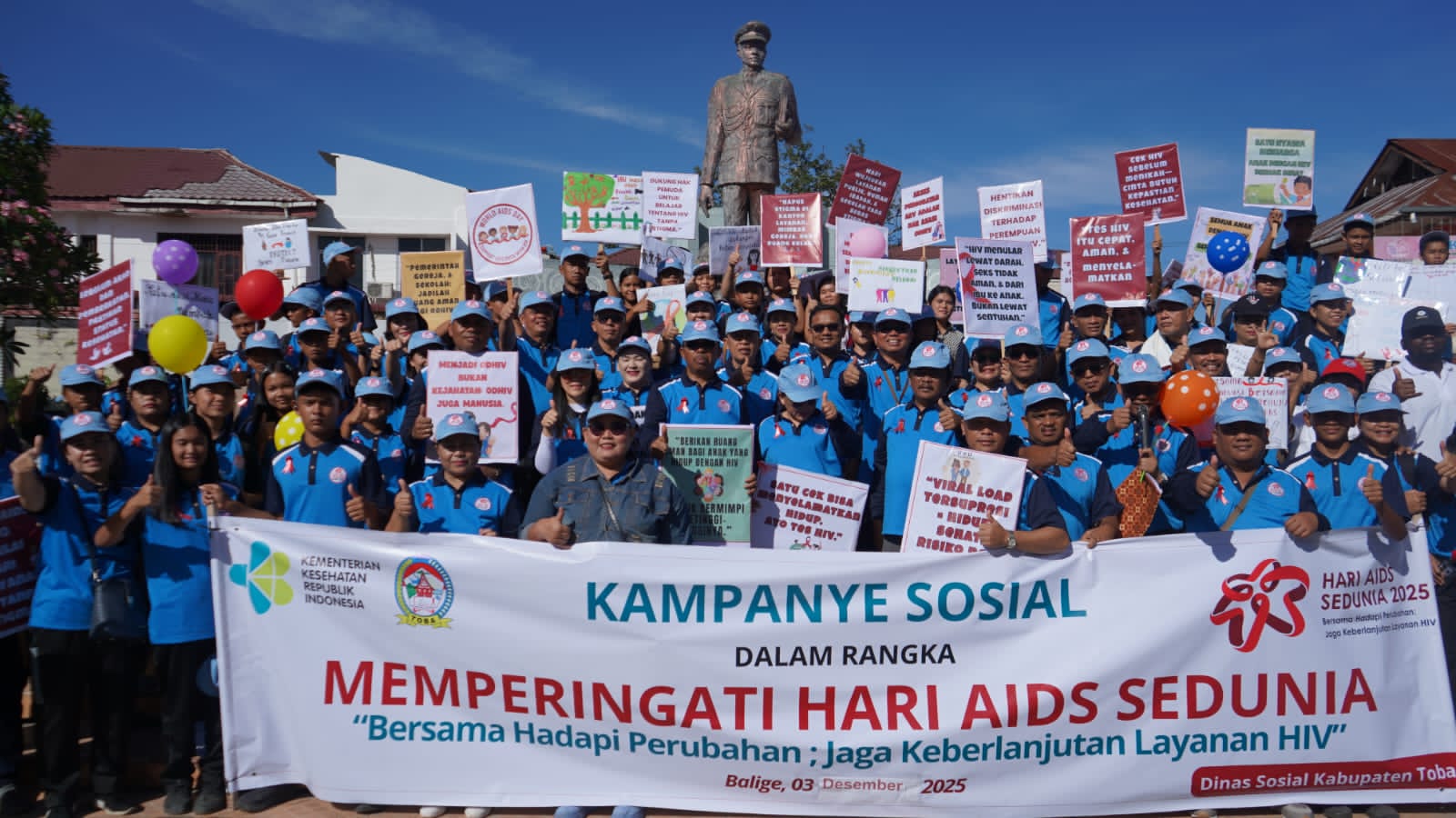 463 Orang Pengidap HIV/AIDS di Toba, Wakil Bupati Minta Warga Tidak Mengucilkan ODIV