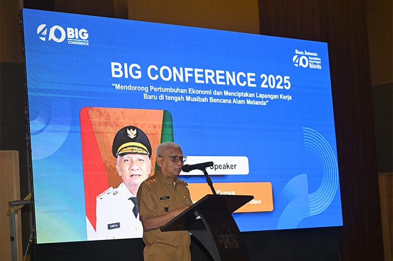 BIG Conference 2025 Dibuka Wagub Surya, Perekonomian Sumut Dinilai Semakin Kuat