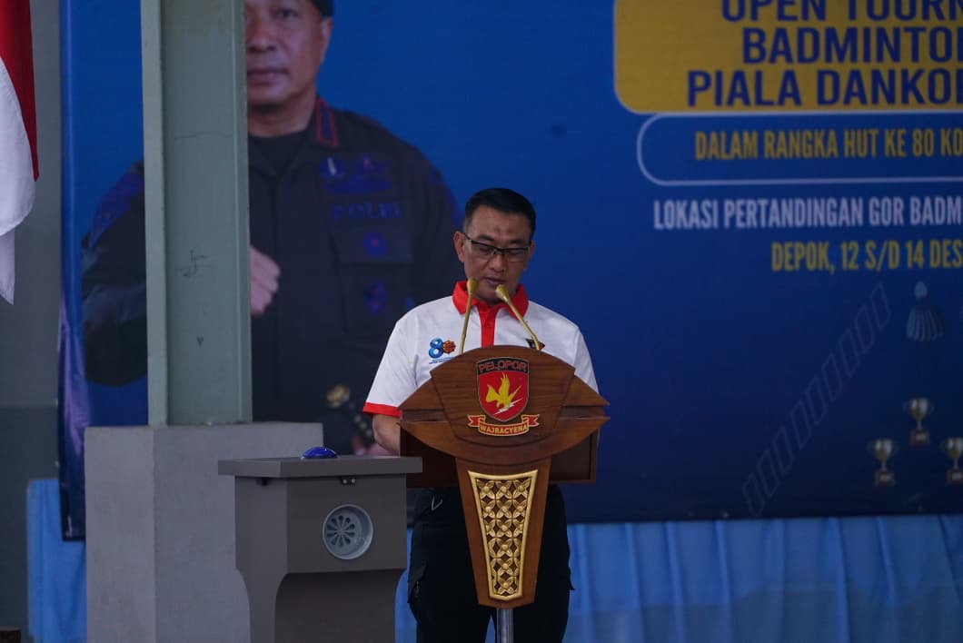 Danpas Pelopor Korbrimob Buka Open Tournament Badminton 2025 Piala Dankorbrimob
