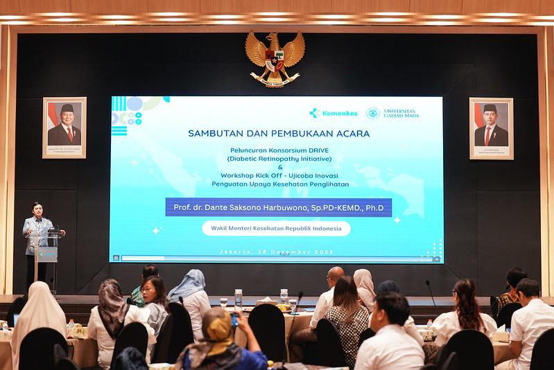 Kemenkes Tingkatkan Layanan Retinopati Diabetik Lewat Peluncuran Konsorsium DRIVE
