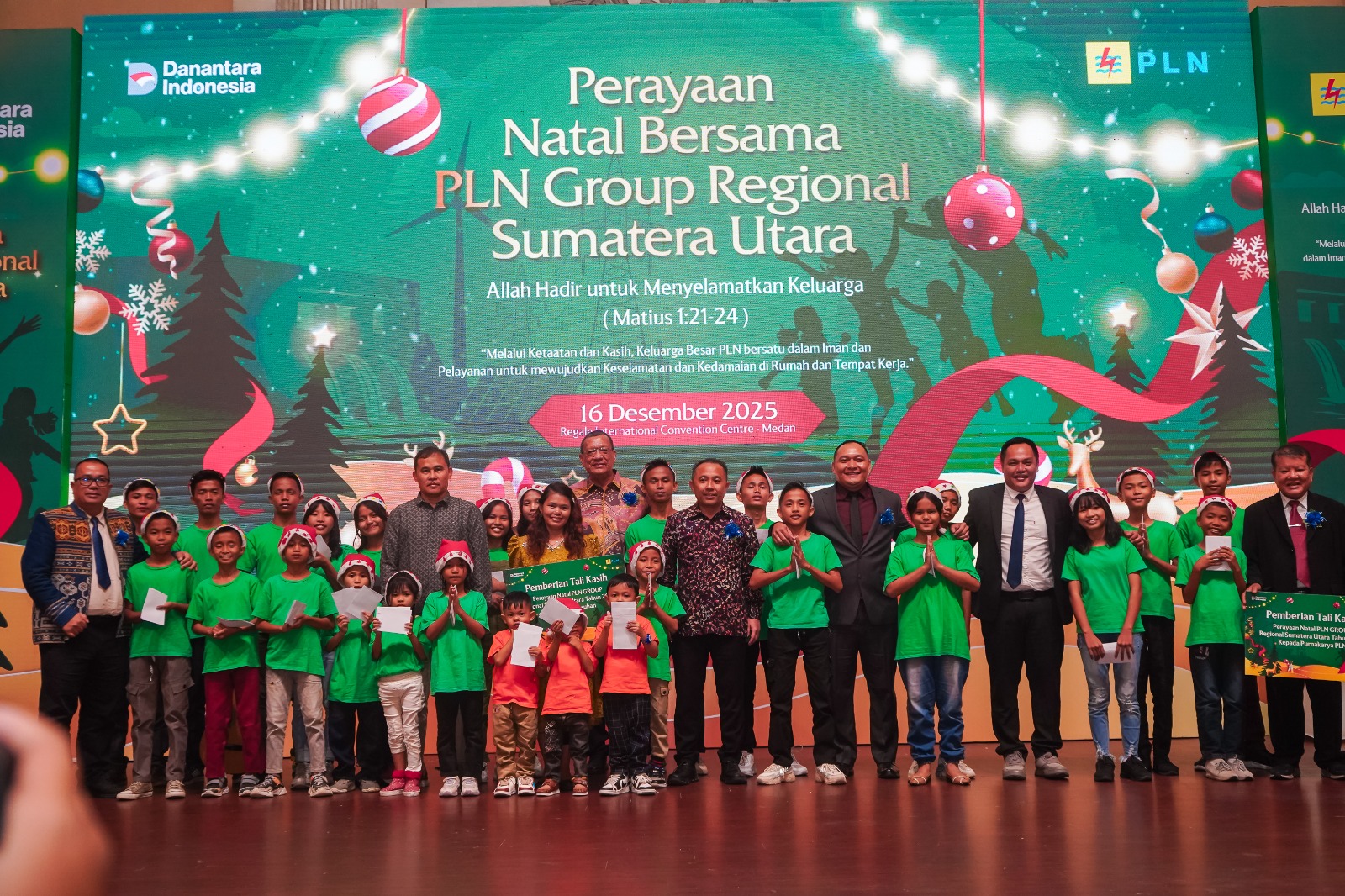 Perayaan Natal Bersama PLN Group Regional Sumatera Utara Tahun 2025, Menebar Kasih dan Kebersamaan