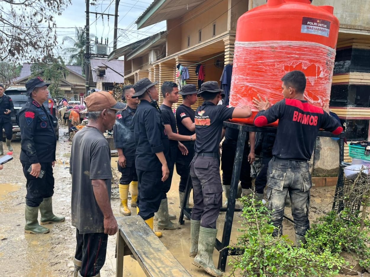 Polri Bangun 300 Titik Sumur Bor di Aceh Tamiang untuk Dukung Akses Air Bersih