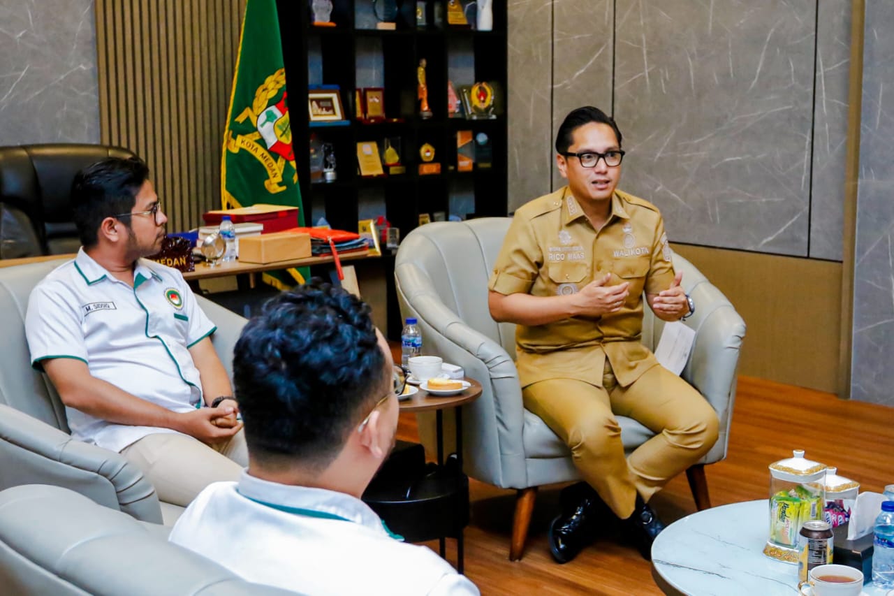 Perkembangan Pasar Tradisional Jadi Fokus Diskusi Rico Waas dan APPSI Medan