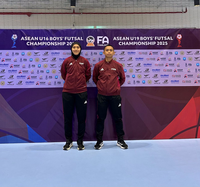 Dua Wasit Indonesia Ditugaskan di ASEAN U-16 & U-19 Boys’ Futsal Championship 2025