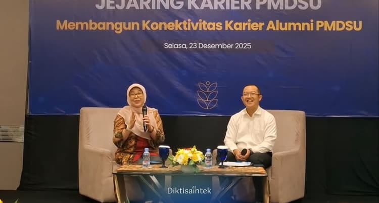 Peluncuran Jejaring Karier PMDSU, Kemdiktisaintek Dukung Ekosistem Talenta Doktor Muda