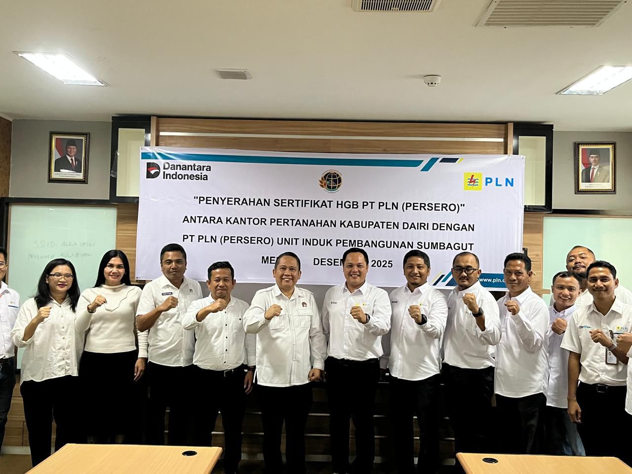 Amankan Aset, Kantah Dairi dan PLN UIP SBU Berkolaborasi