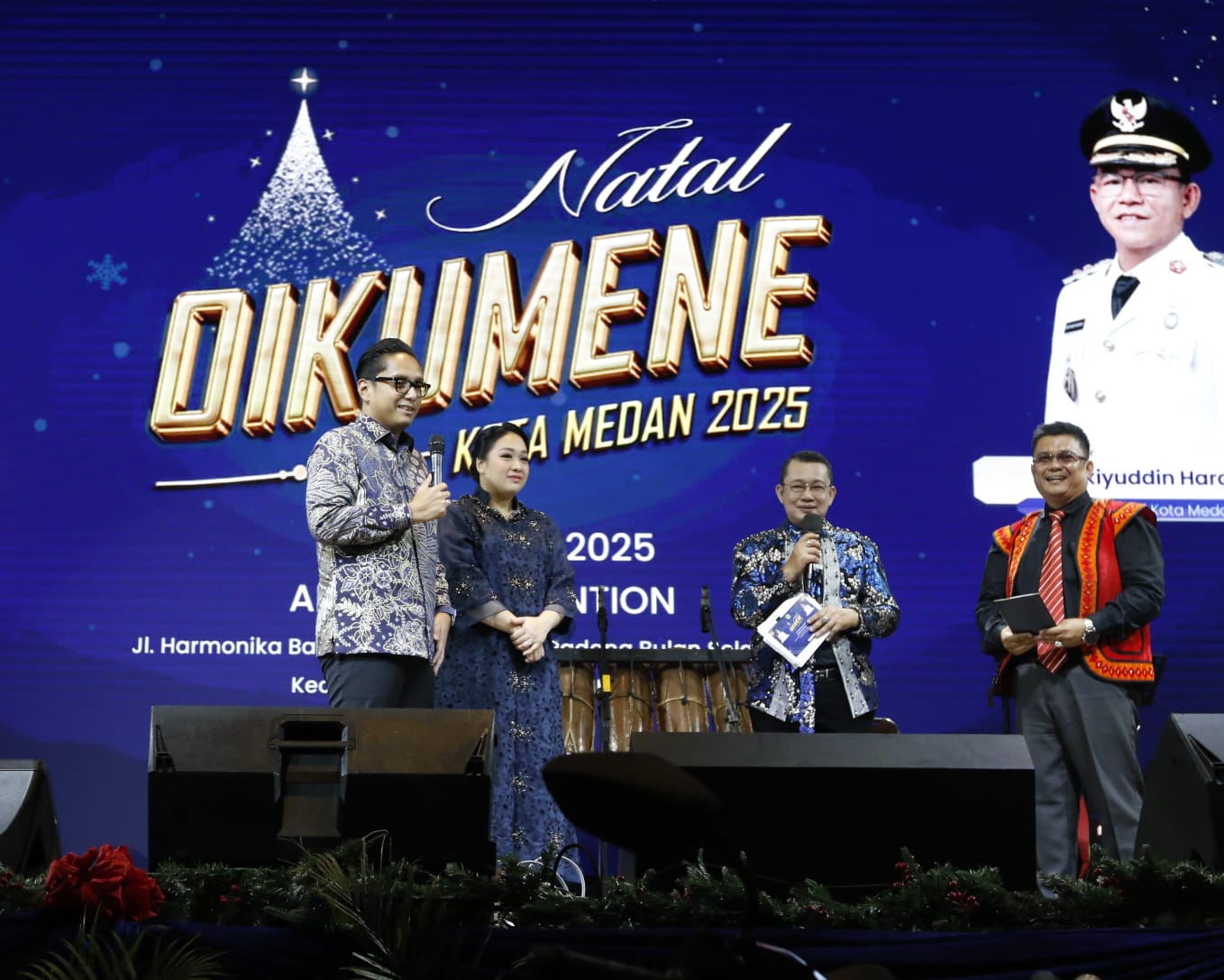 Perayaan Natal Oikumene Medan 2025 Digelar Semarak, Wali Kota Rico Waas Ajak Warga Perkuat Toleransi dan Persatuan