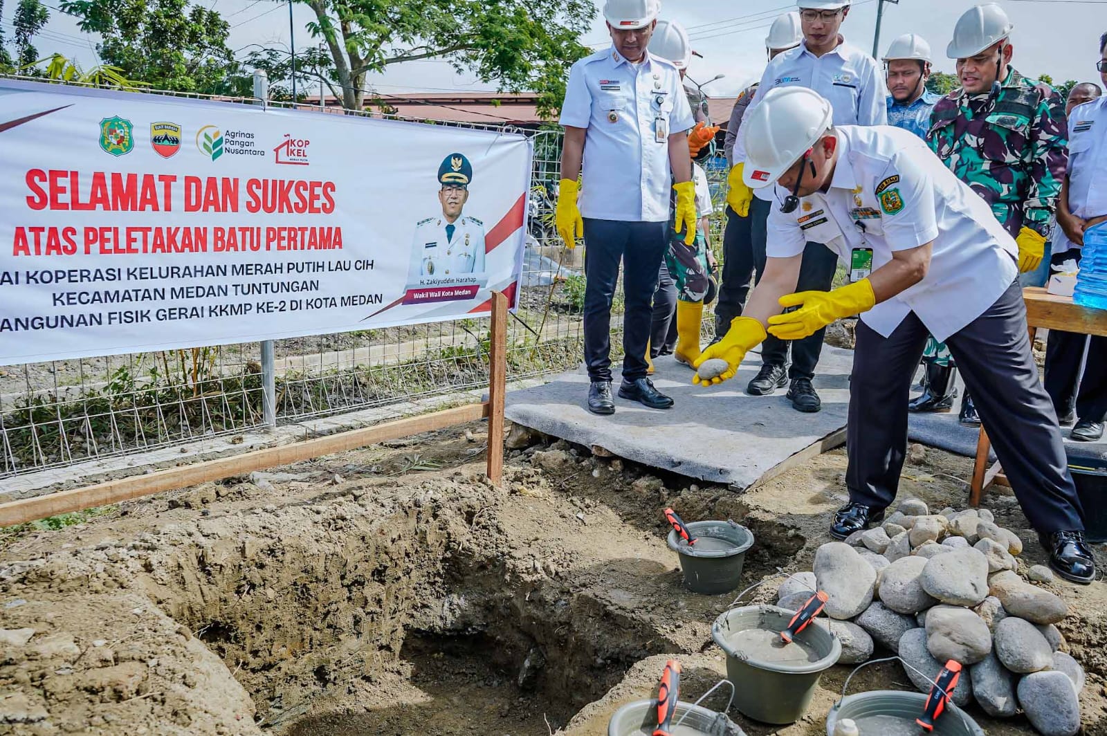 Groundbreaking Koperasi Merah Putih, Rico Waas Tegaskan Peran Koperasi Bangun Kemandirian dan Harapan