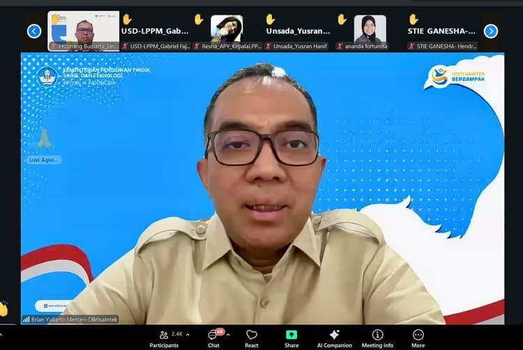 Bangun Ekosistem Riset Secara Kolaboratif, Mendiktisaintek Dorong Forum Dialog untuk Perbaikan Berkelanjutan