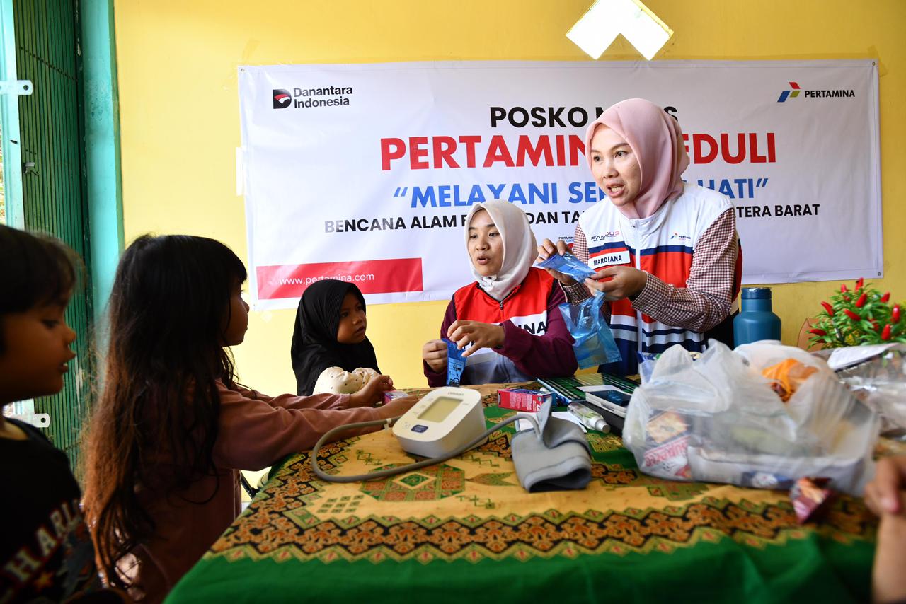 Di Tengah Bencana Sumatera, Perwira Pertamina Habiskan Malam Tahun Baru Bersama Warga Terdampak