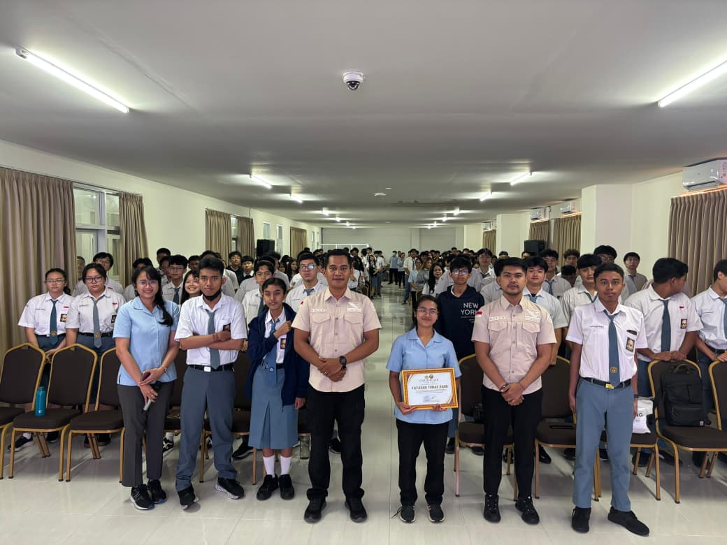 Densus 88 AT Polri Hadir di SMA Tunas Daud Denpasar, Berikan Edukasi Khusus