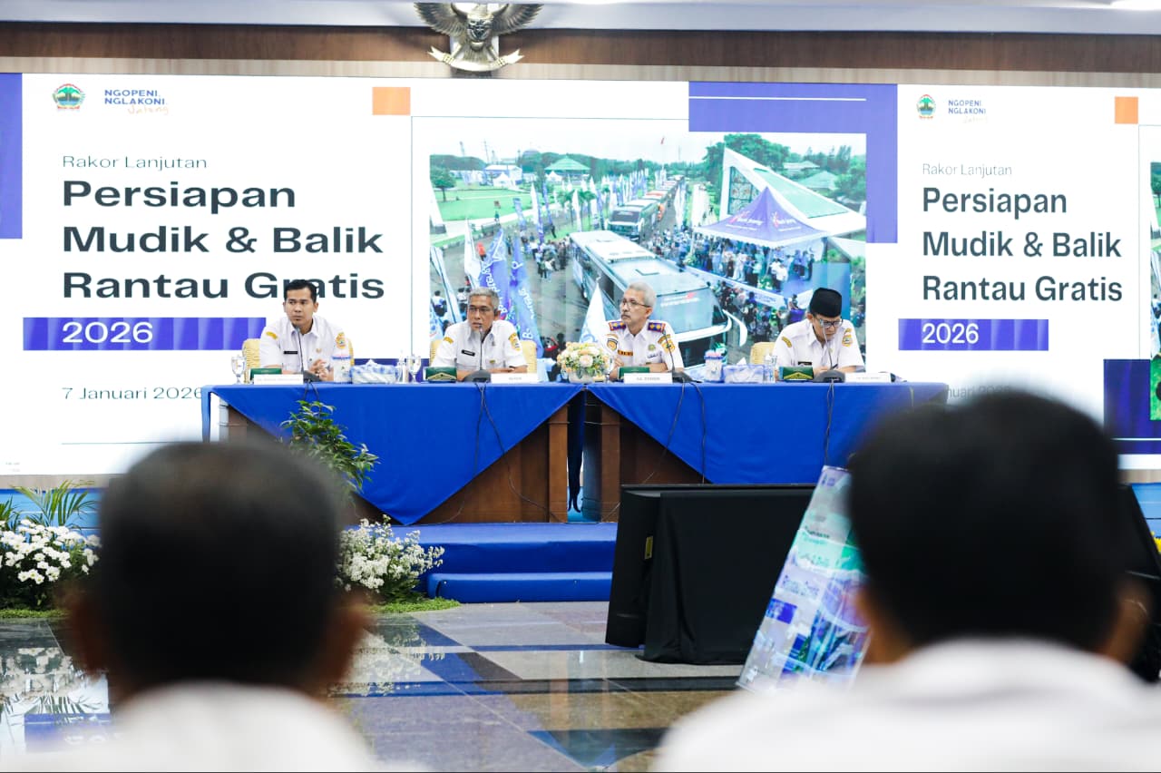 Ratusan Armada Bus dan Kereta Api Disiapkan, Pemprov Jateng Gelar Program Mudik Gratis Lebaran 2026