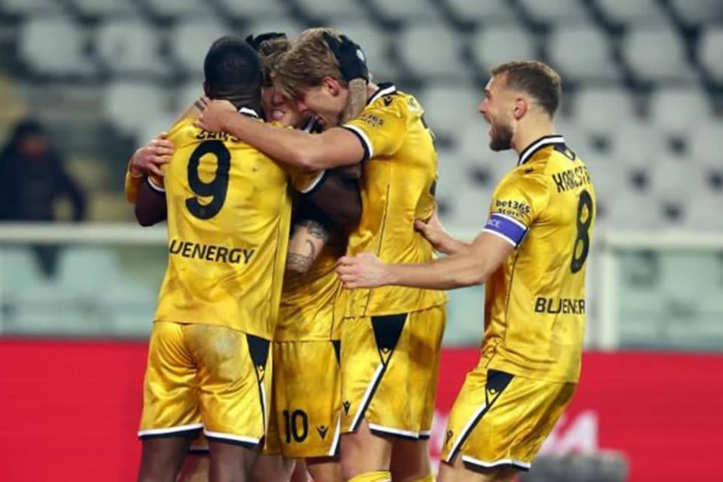 Udinese Taklukkan Torino 2-1 dalam Laga Dramatis