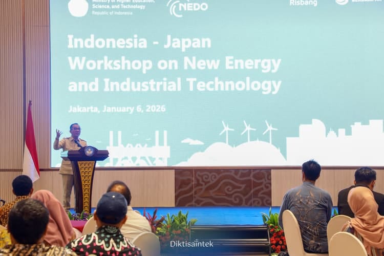 Proyek Strategis Indonesia–Jepang di Bidang Energi dan Teknologi Industri Disiapkan Kemdiktisaintek–NEDO