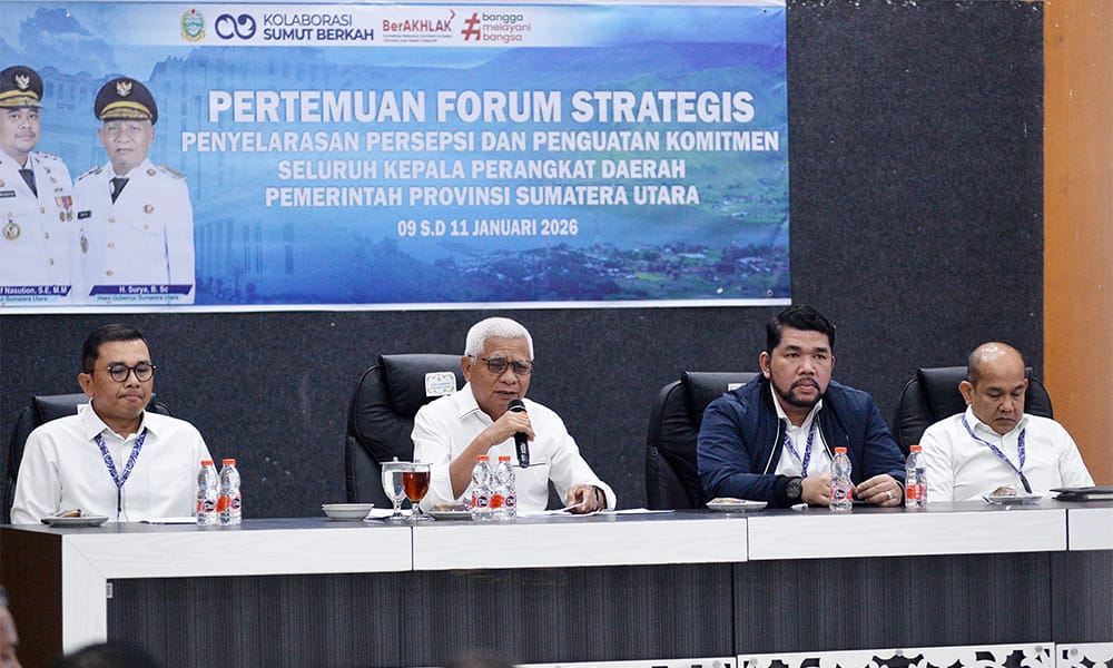 Tiga Kebijakan Prioritas 2026, Wagub Sumut Surya Dorong Sinergi OPD Bangun Sumut